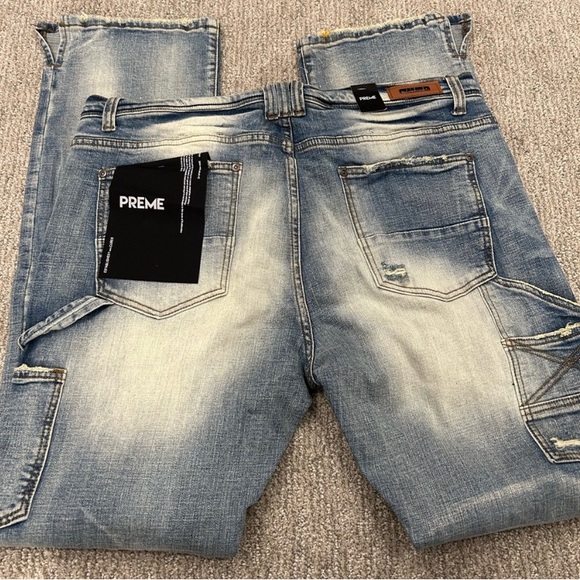 NWT PREME USA for Buckle CASSIAN INDIGO FLARE DENIM JEAN |Size 40 slim fit - Picture 7 of 11